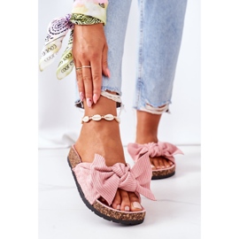 PS1 Vaaleanpunaiset vaaleanpunaiset tohvelit korkin kesällä vaaleanpunainen 2