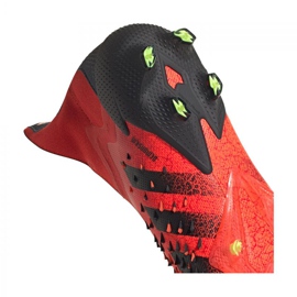 Adidas Predator Freak + Fg M FY6238 jalkapallokengät monivärinen punainen 1
