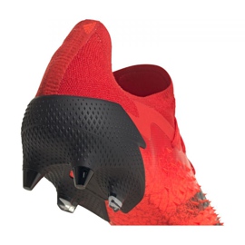 Adidas Predator Freak.1 Low Sg M FY6267 jalkapallokengät punainen, musta punainen 1