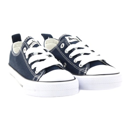 American Club Bandy sidottu merivoimien siniset lenkkarit sininen 4