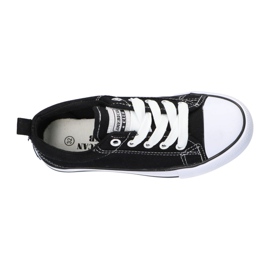 American Club Mustat amerikkalaiset LH20 -mustat lenkkarit valkoinen 1