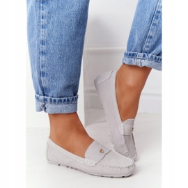 S.Barski Naisten mokkanahkatakit S. Barski Harmaa 4