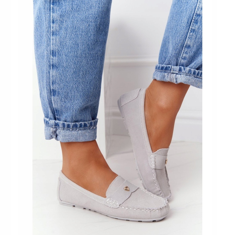 S.Barski Naisten mokkanahkatakit S. Barski Harmaa 4