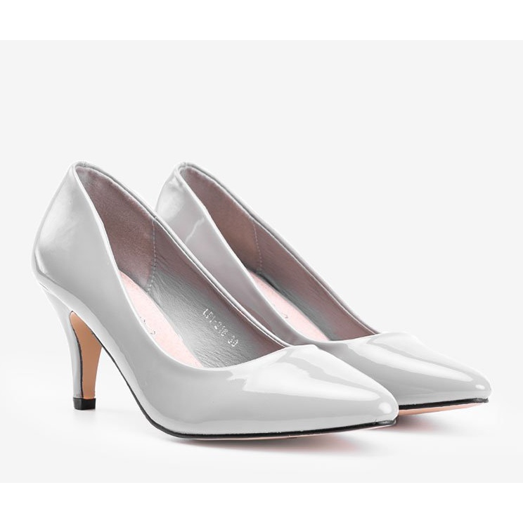 Harmaat pumput Faith -korkokengillä 1