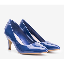 Siniset pumput Faith -korkokengillä sininen 1