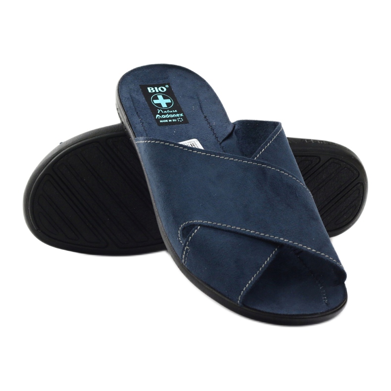 Adanex -tohvelit miesten 20308 laivastonsiniset tossut sininen 3