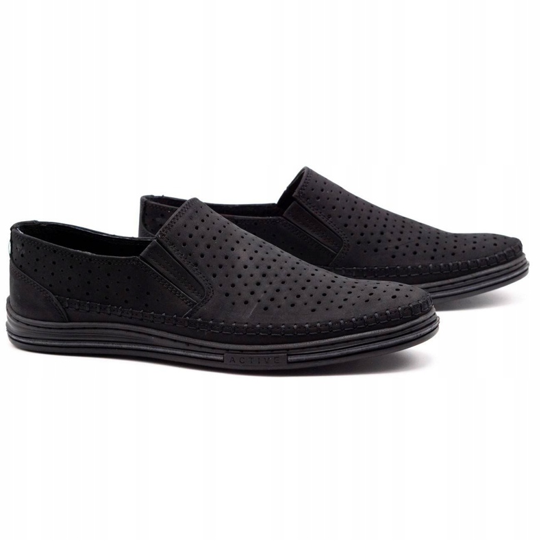 Polbut Miesten avoimet kengät 2107P musta 2