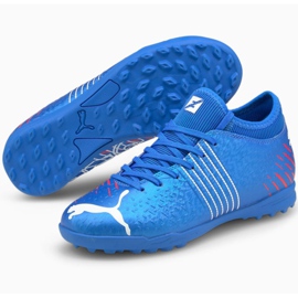 Puma Future Z 4.2 Tt Jr 106509 01 jalkapallokengät oranssi, sininen sininen 1