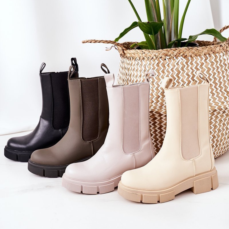 PS1 Lämmin saappaat Tummanvihreä Jodhpur saappaat Must Have ruskea 1