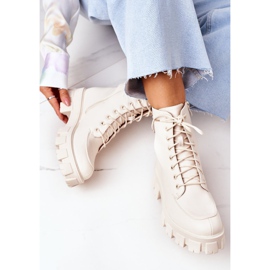 PS1 Lämmin saappaat Workery Beżowe World Is Mine beige 1