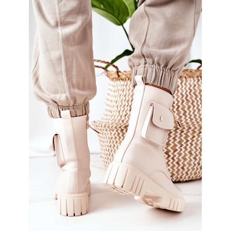 PS1 Eristetyt työntekijät tasku Beige Awesome 1