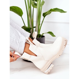 PS1 Lämmin saappaat Jodhpur saappaat Beige Rock It 1