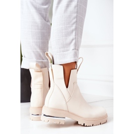 PS1 Lämmin saappaat Jodhpur saappaat Beige Rock It 2