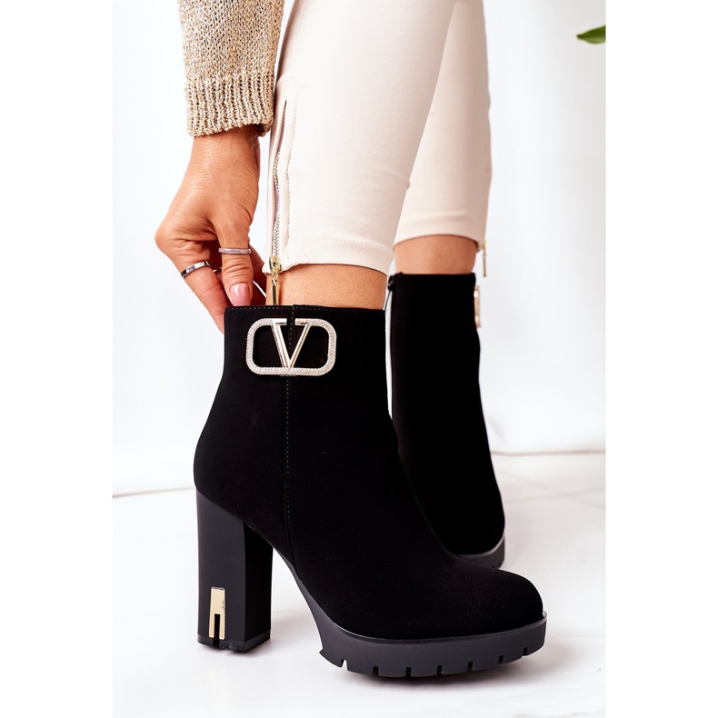 PS1 Mustat lämpimät saappaat baarissa Ihana kultainen 1