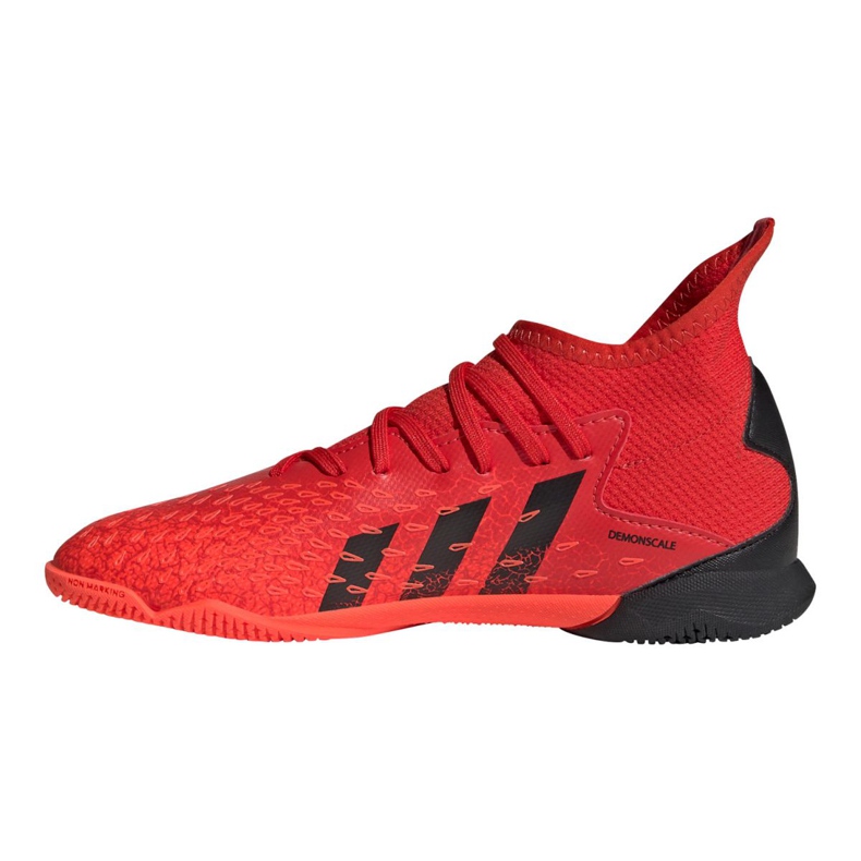 Adidas Predator Freak.3 In Jr FY6288 jalkapallokengät punainen appelsiinit ja punaiset 1
