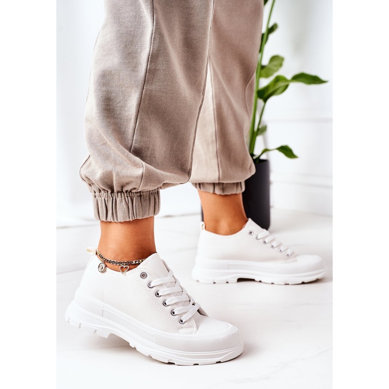 Naisten lenkkarit Valkoinen Travel Time 2