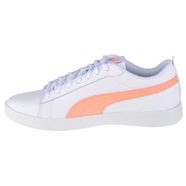 Puma Smash Wmns V2 W 365208-26 valkoinen oranssi 1