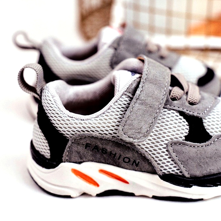 Apawwa Lasten urheilukengät tarranauhalla, harmaa 4