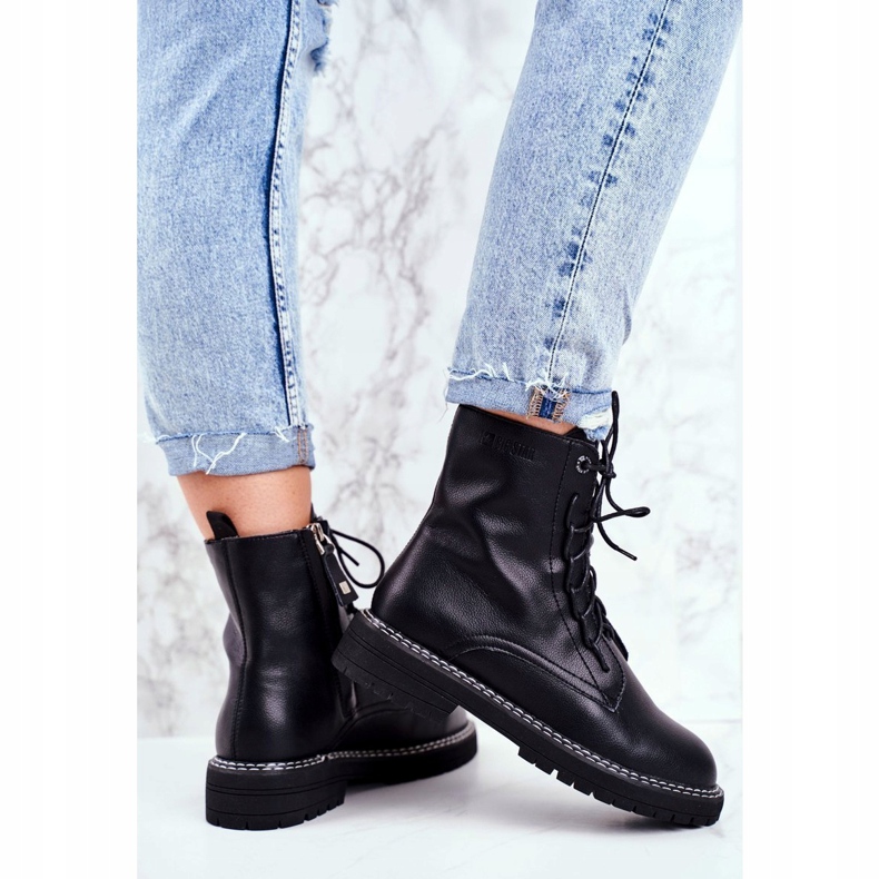 Naisten saappaat Big Star Black GG274596 musta 4