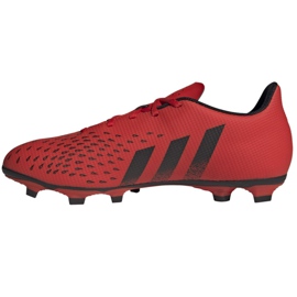 Adidas Predator Freak.4 Fg M FY6319 jalkapallokengät punainen punainen 2