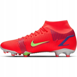Nike Mercurial Superfly 8 Academy Mg M CV0843 600 jalkapallokengät punainen 2
