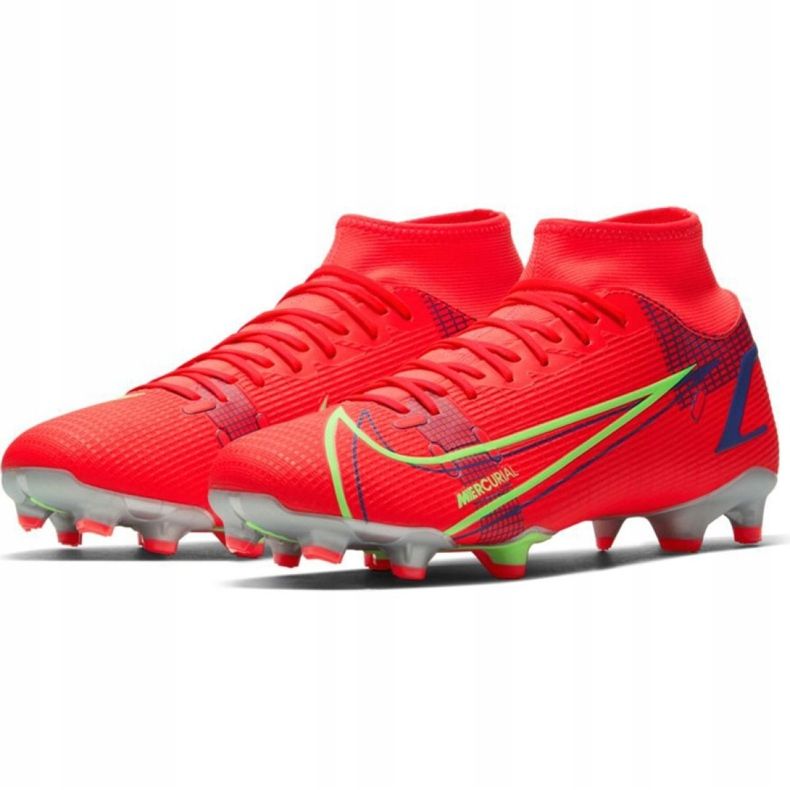 Nike Mercurial Superfly 8 Academy Mg M CV0843 600 jalkapallokengät punainen 3