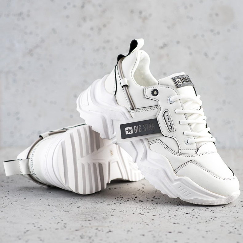 Naisten lenkkarit Big Star GG274213 valkoinen 1