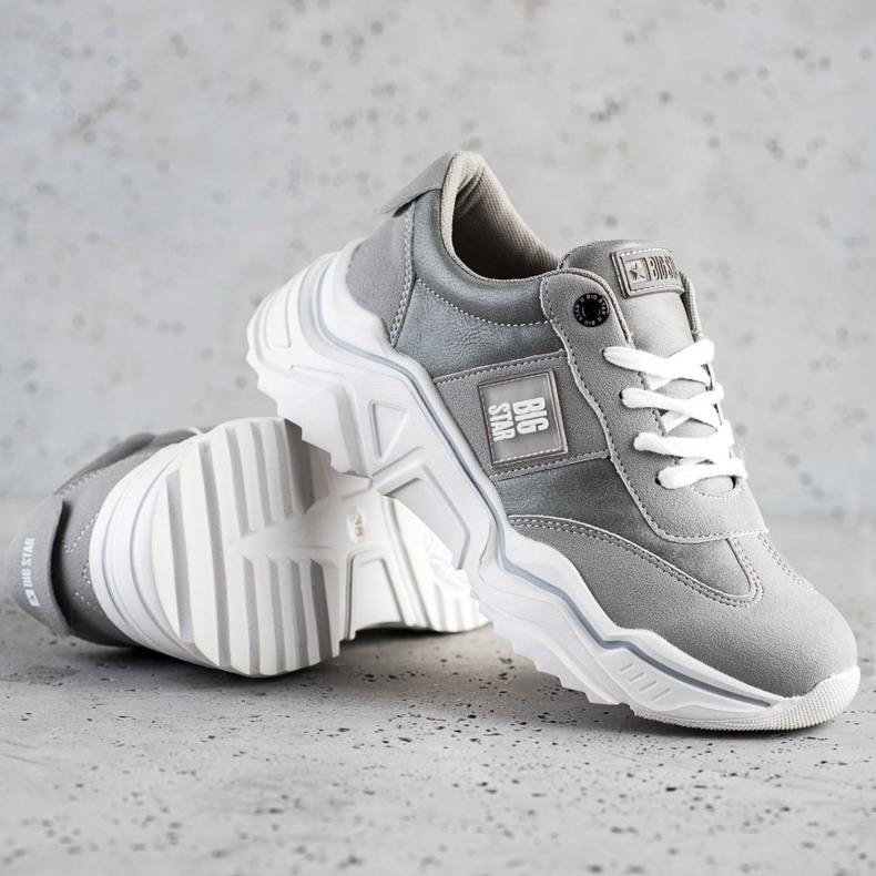 Naisten lenkkarit Big Star GG274211 harmaa 1