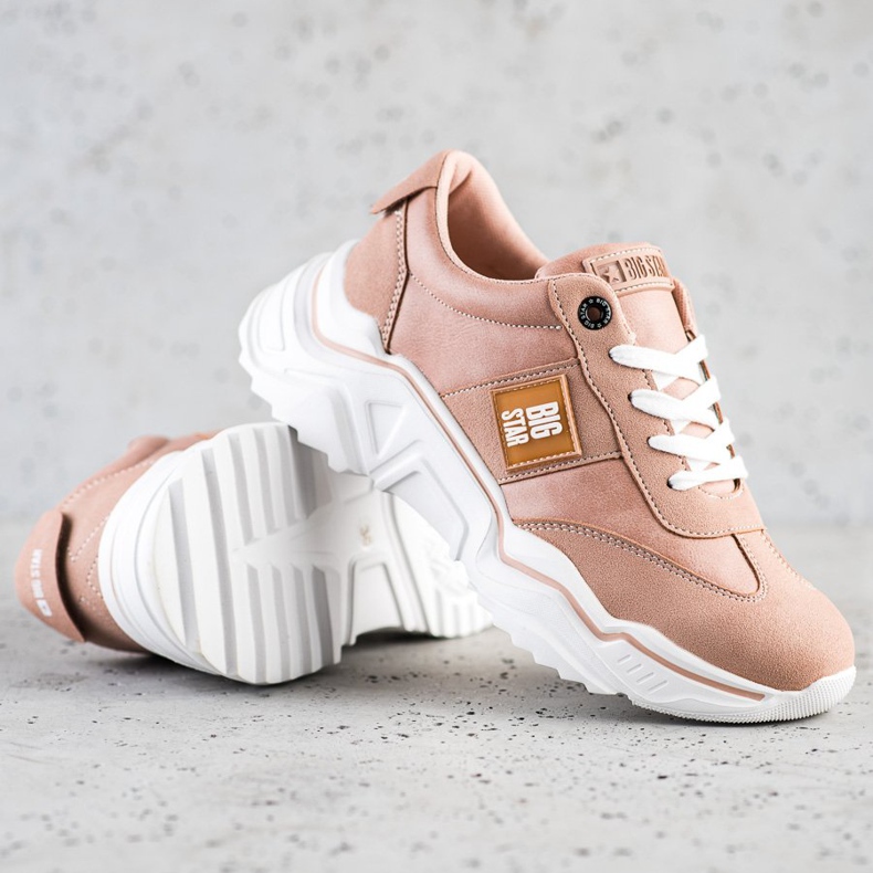 Naisten lenkkarit Big Star GG274210 vaaleanpunainen 1