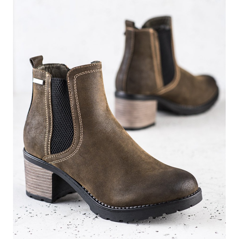 SHELOVET Tyylikkäät kimaltelevat saappaat monivärinen vihreä 1