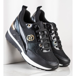 Evento Muodikkaat kiilamaiset lenkkarit musta 1