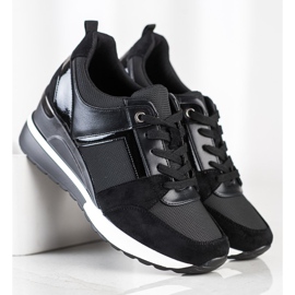 W. Potocki Tyylikkäät kiilakengät musta 1