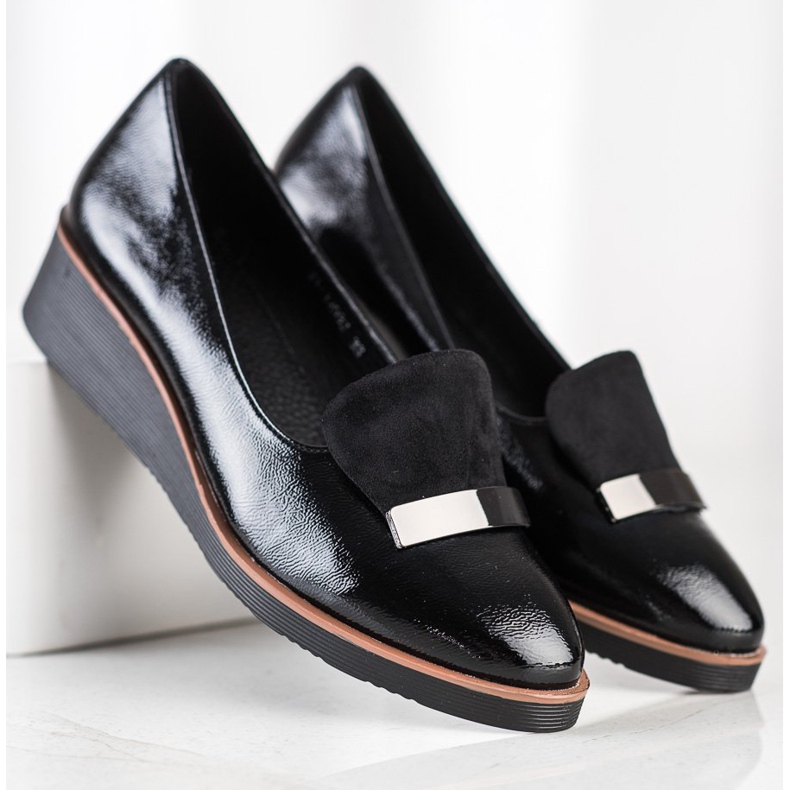 W. Potocki Brogues kanssa mokka insertti musta 1