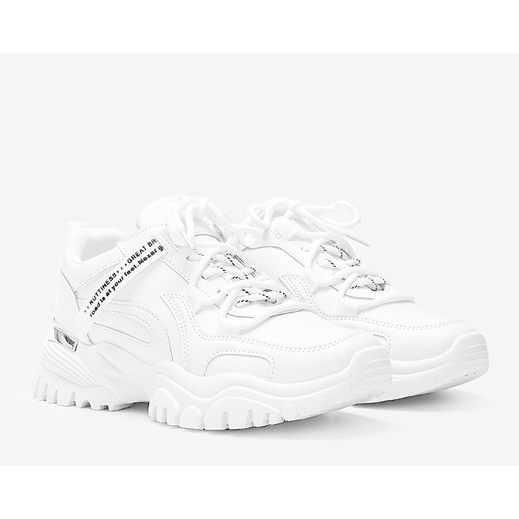 Valkoiset lenkkarit paksulla Zooey -pohjalla valkoinen 1