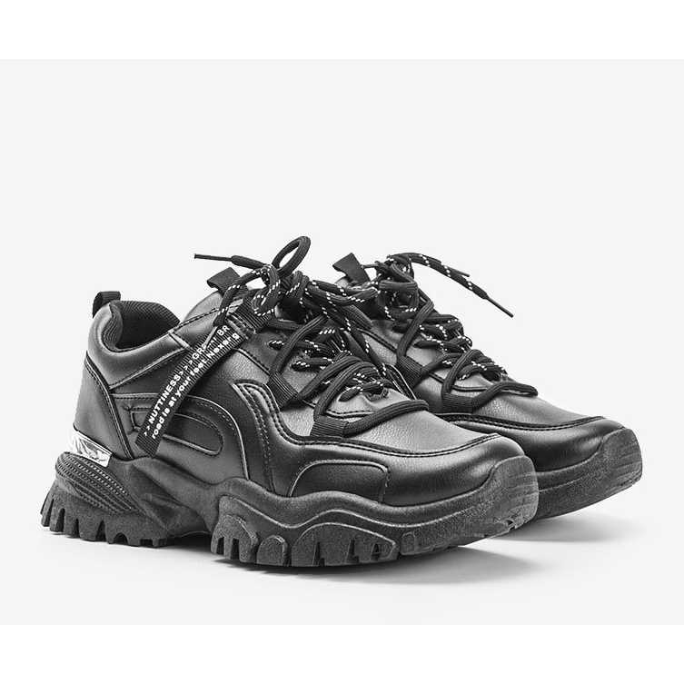 Mustat lenkkarit paksulla Zooey -pohjalla 1