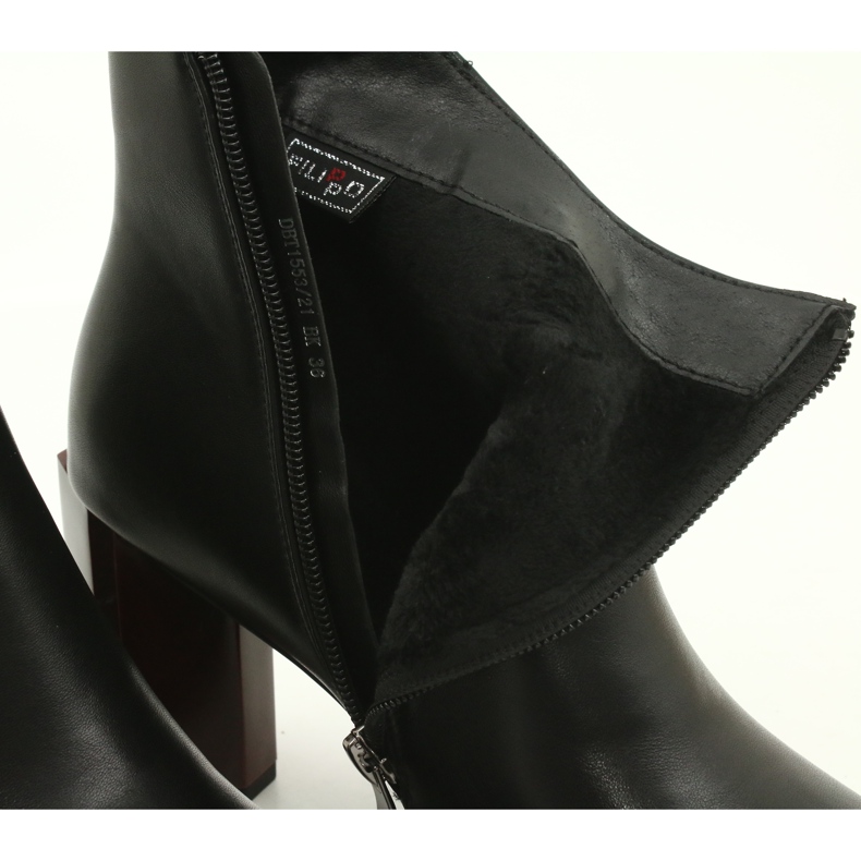 Mustat Filippo DBT1553 / 21 BK -saappaat 4