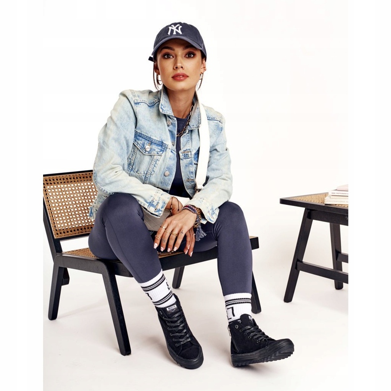 Naisten korkokengät Big Star FF274244 Musta 5