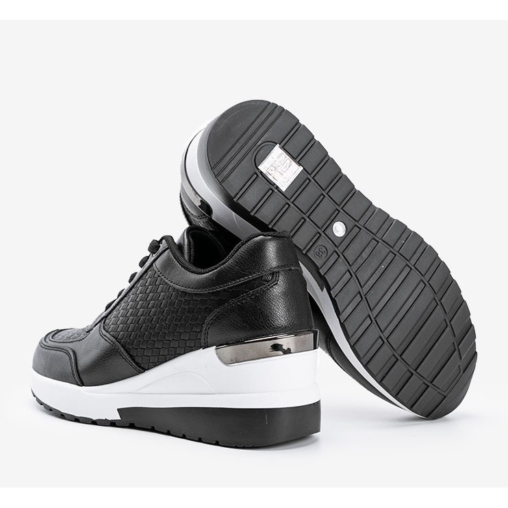 Mustat kiilakengät, joissa punottu Dianne -kuvio 1