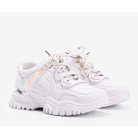 Beige lenkkarit paksulla Zooey -pohjalla 1