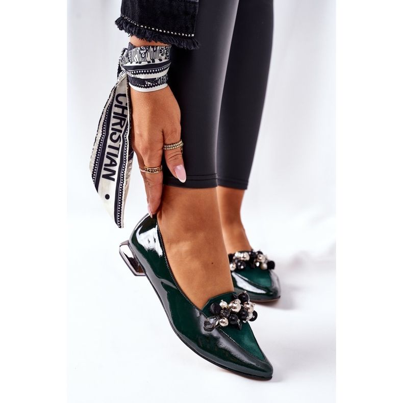 Naisten ballerinat Laura Messi Nahka Vihreä 2157 2