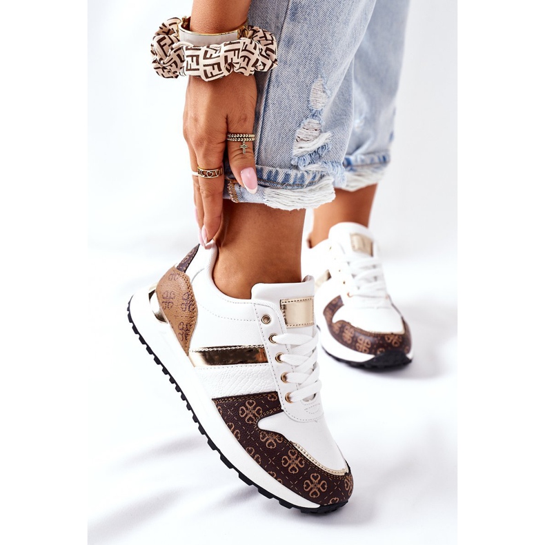 Urheilukengät Tennarit Valkoinen Seuraava ruskea 2