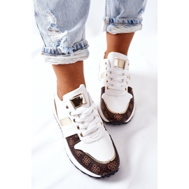 Urheilukengät Tennarit Valkoinen Seuraava ruskea 1