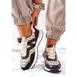 Logowane Urheilukengät Tennarit Beige ja Musta Always 2 Logowane Urheilukengät Tennarit Beige ja Musta Always 2