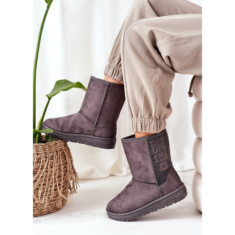 Lumisaappaat Big Star EE274417 Szare harmaa 2