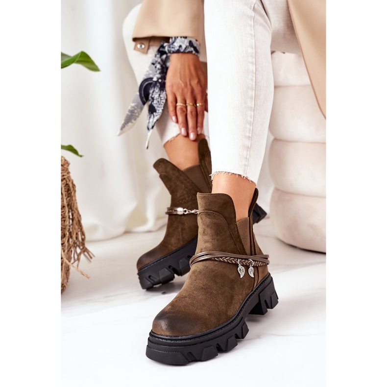 PS1 Lämmin saappaat Jodhpur saappaat Tummanvihreä Hyvä idea 2