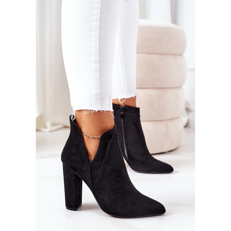 PS1 Black Sally lämpimät saappaat postissa musta 1