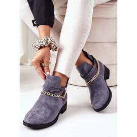 PS1 Mokkanahkaiset ketjut Blue Elvira sininen 2