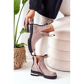 PS1 Lämmin saappaat Jodhpur saappaat vetoketjulla Grey My Way harmaa 1