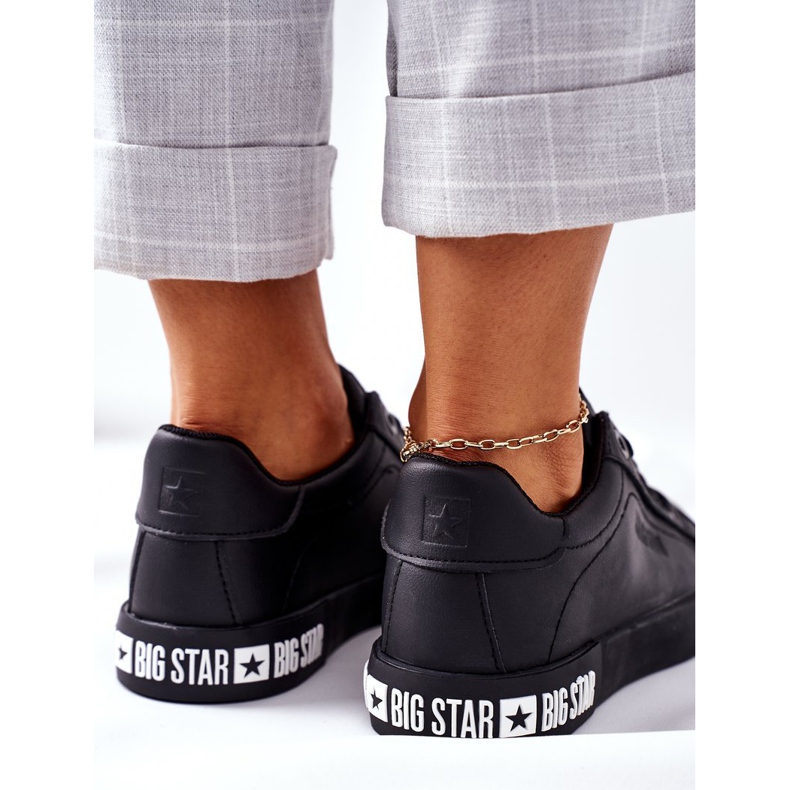 Naisten nahkakengät Big Star II274030 Musta 1