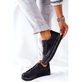 Nahka lenkkarit Big Star II274070 Musta Platform 1